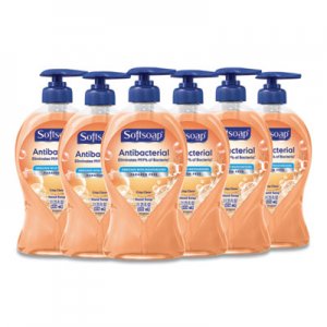 Softsoap CPC44571 Antibacterial Hand Soap, Crisp Clean, 11.25 oz Pump Bottle, 6/Carton