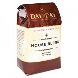 Day to Day Coffee PCO33700 100% Pure Coffee, House Blend, Ground, 28 oz Bag