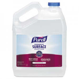 PURELL GOJ434104 Foodservice Surface Sanitizer, Fragrance Free, 1 gal Bottle, 4/Carton