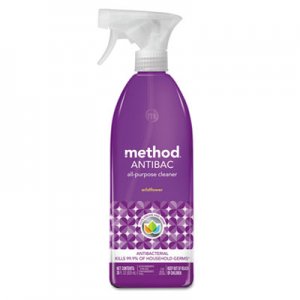Method MTH01454EA Antibac All-Purpose Cleaner, Wildflower, 28 oz Spray Bottle