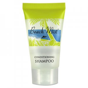 Beach Mist BCH423 Shampoo, Fresh Scent, 0.65 oz Tube, 288/Carton