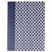 Universal UNV66351 Casebound Hardcover Notebook, Wide/Legal Rule, Blue/Hex Pattern, 10.25 x 7.68, 150 Sheets