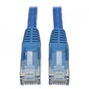 Tripp Lite TRPN201005BL Cat6 Gigabit Snagless Molded Patch Cable, RJ45 (M/M), 5 ft., Blue