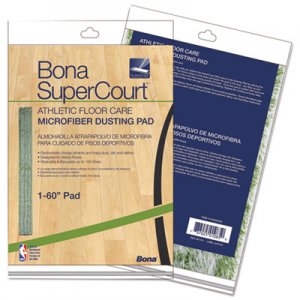 Bona BNAAX0003500 SuperCourt Athletic Floor Care Microfiber Dusting Pad, 60", Green