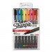 Sharpie SAN1982056 Art Pen with Hard Case Stick Porous Point Pen, 0.4 mm, Assorted Ink/Barrel, 8/Set