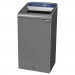Rubbermaid Commercial RCP1961623 Configure Indoor Recycling Waste Receptacle, 23 gal, Gray, Paper