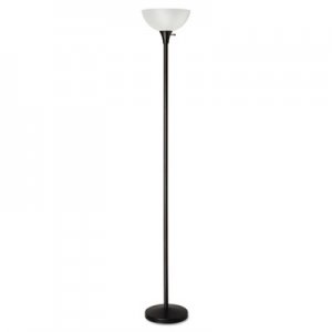 Alera ALELMPF72B Floor Lamp, 71" High, Black