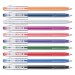 Pilot PIL32454 FriXion ColorSticks Erasable Stick Gel Pen, 0.7mm, Assorted Ink/Barrel, 10/Pack