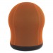 Safco SAF4760OR Zenergy Swivel Ball Chair, Orange Seat/Orange Back, Black Base