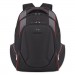 Solo USLACV7114 Launch Laptop Backpack, 17.3", 12 1/2 x 8 x 19 1/2, Black/Gray/Red