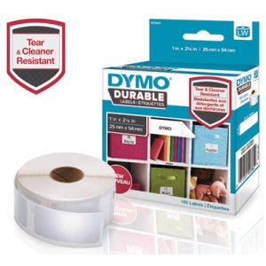 DYMO DYM1976411 LW Durable Multi-Purpose Labels, 1 x 2 1/8, 160/Roll