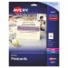 Avery AVE5919 Postcards for Inkjet/Laser Printers, 4 1/4 x 5 1/2, Ivory, 4/Sheet, 100/Box