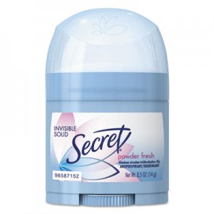 Secret PGC31384 Invisible Solid Anti-Perspirant and Deodorant, Powder Fresh, 0.5 oz Stick, 24/Carton