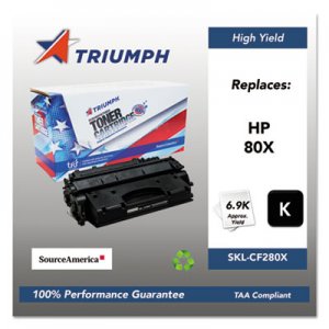 Triumph SKLCF280X 751000NSH1319 Remanufactured CF280X (80X) High-Yield Toner, Black