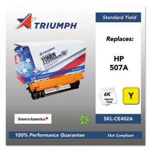 Triumph SKLCE402A 751000NSH1281 Remanufactured CE402A (507A) Toner, Yellow