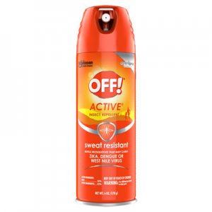 OFF! SJN611079 ACTIVE Insect Repellent, 6 oz Aerosol, 12/Carton