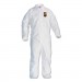 KleenGuard KCC44316 A40 Elastic-Cuff and Ankles Coveralls, 3X-Large, White, 25/Carton