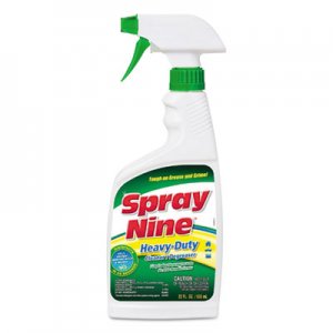Spray Nine ITW26825 Heavy Duty Cleaner/Degreaser, 22 oz, 12 Spray Bottles/Carton