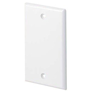 Panduit CPNIW Single Gang Blank Cover Faceplate