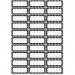Ashley 10080 Dry Erase B/W Dots Nameplate Magnets