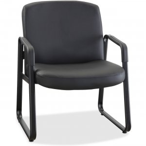 Lorell 84587 Big and Tall Leather Guest Chair