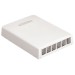 Panduit NK6BXWH-AY NetKey 6 Sockets Surface Mounting Box