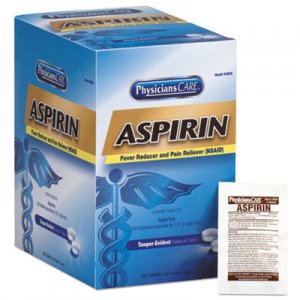 PhysiciansCare FAO54034 Aspirin Tablets, 250 Doses per box