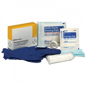 First Aid Only FAO3910 Small Wound Dressing Kit, Includes Gauze, Tape, Gloves, Eye Pads, Bandages