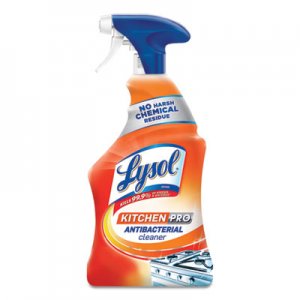 LYSOL Brand RAC79556EA Kitchen Pro Antibacterial Cleaner, Citrus Scent, 22 oz Spray Bottle