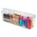 deflecto DEF29301CR Stackable Caddy Organizer Containers, Large, Clear