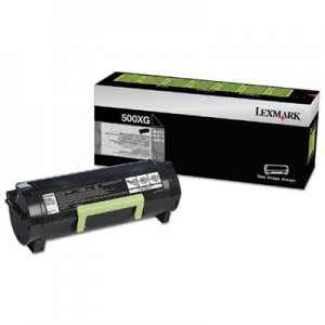 Lexmark LEX50F0X0G 50F0X0G High-Yield Toner, 10000 Page-Yield, Black
