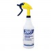 Zep Commercial ZPEHDPRO36EA Professional Spray Bottle w/Trigger Sprayer, 32 oz, Clear Plastic