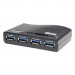 Tripp Lite TRPU360004R USB 3.0 SuperSpeed Hub, 4 Ports, Black