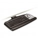 3M MMMAKT170LE Sit/Stand Easy Adjust Keyboard Tray, Standard Platform, 25.5w x 12d, Black