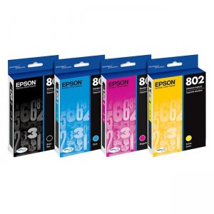 Epson T802120-S DURABrite Ultra Ink Ink Cartridge