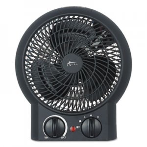 Alera ALEHEFF10B Heater Fan, 8 1/4" x 4 3/8" x 9 3/8", Black