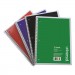 Universal UNV66634 Wirebound Notebook, 4 sq/in Quadrille Rule, 10.5 x 8, White, 70 Sheets, 4/Pack