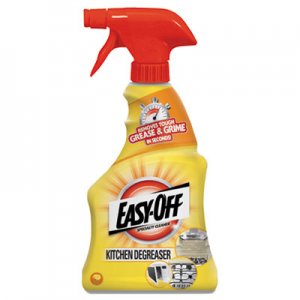 EASY-OFF RAC97024 Kitchen Degreaser, Lemon Scent, 16 oz Spray Bottle, 6/Carton