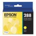 Epson EPST288420S 288 DURABrite Ultra Inks, Standard-Yield, Yellow