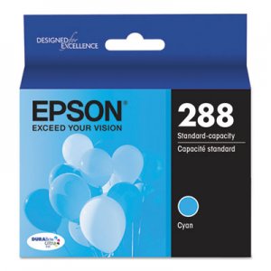 Epson EPST288220S 288 DURABrite Ultra Inks, Standard-Yield, Cyan