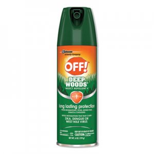 OFF! SJN611081 Deep Woods Insect Repellent, 6oz Aerosol, 12/Carton