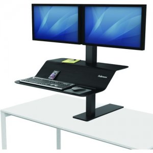 Fellowes 8082001 Lotus VE Sit-Stand Workstation - Dual