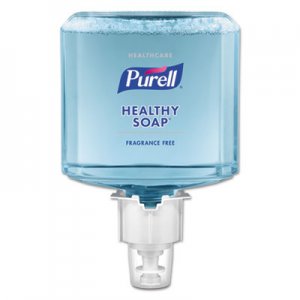 PURELL GOJ507202 Healthcare HEALTHY SOAP Gentle and Free Foam, Fragrance-Free, 1,200 mL, For ES4 Dispensers, 2/Carton