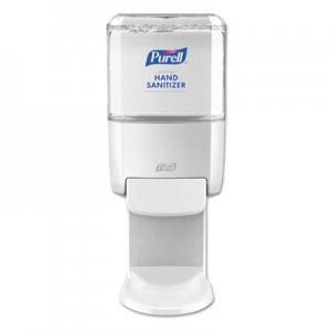 PURELL GOJ502001 Push-Style Hand Sanitizer Dispenser, White, 1200 mL