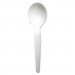 Boardwalk BWKSOUPHWPSWH Heavyweight Polystyrene Cutlery, Soup Spoon, White, 1000/Carton