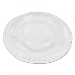 Boardwalk BWKPRTLID2 Souffle/Portion Cup Lids, Fits 2 oz Portion Cups, Clear, 2500/Carton