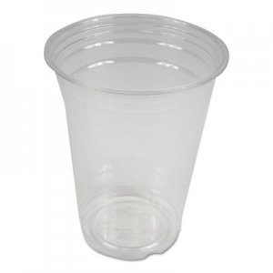 Boardwalk BWKPET16 Clear Plastic Cold Cups, 16 oz, PET, 1000/Carton