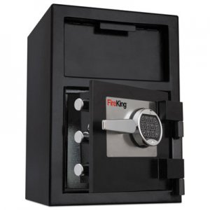 FireKing FIRSB2414BLEL Depository Security Safe, 2.72 cu ft, 24w x 13.4d x 10.83h, Black