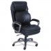 SertaPedic SRJ48964 Cosset Big and Tall Executive Chair, Supports up to 400 lbs., Black Seat/Black Back, Slate Base