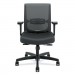 HON HONCMY1AUR10 Convergence Syncho-Tilt Chair, Black Fabric/Black Plastic